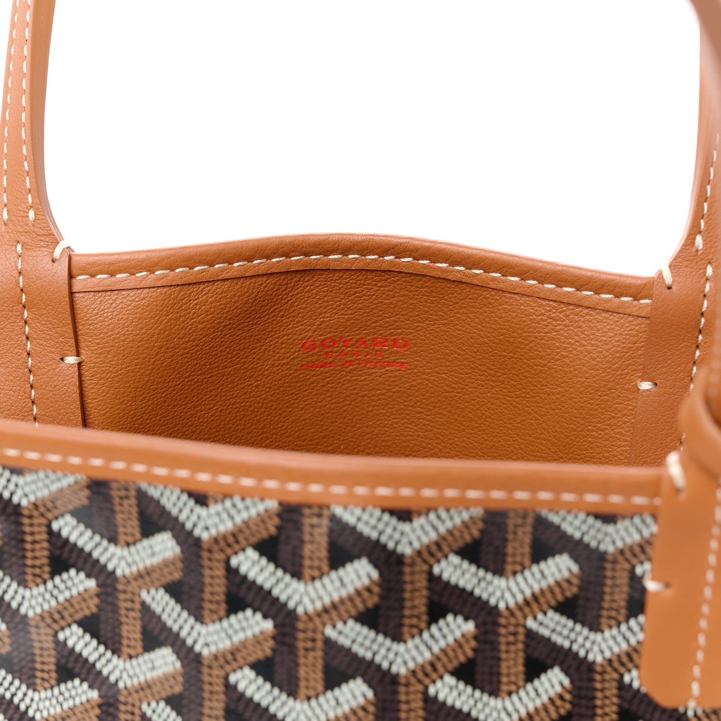 Goyardine Reversible Mini Anjou Black Gold