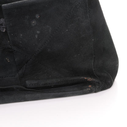 Celine Lambskin Horizontal Cabas Black 10 of 17
