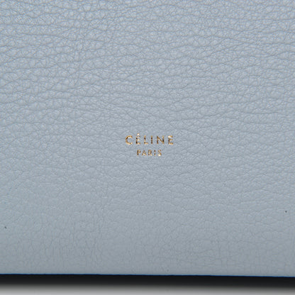 Celine Crisped Calfskin Small Tie Knot Tote Light Blue 8 of 8