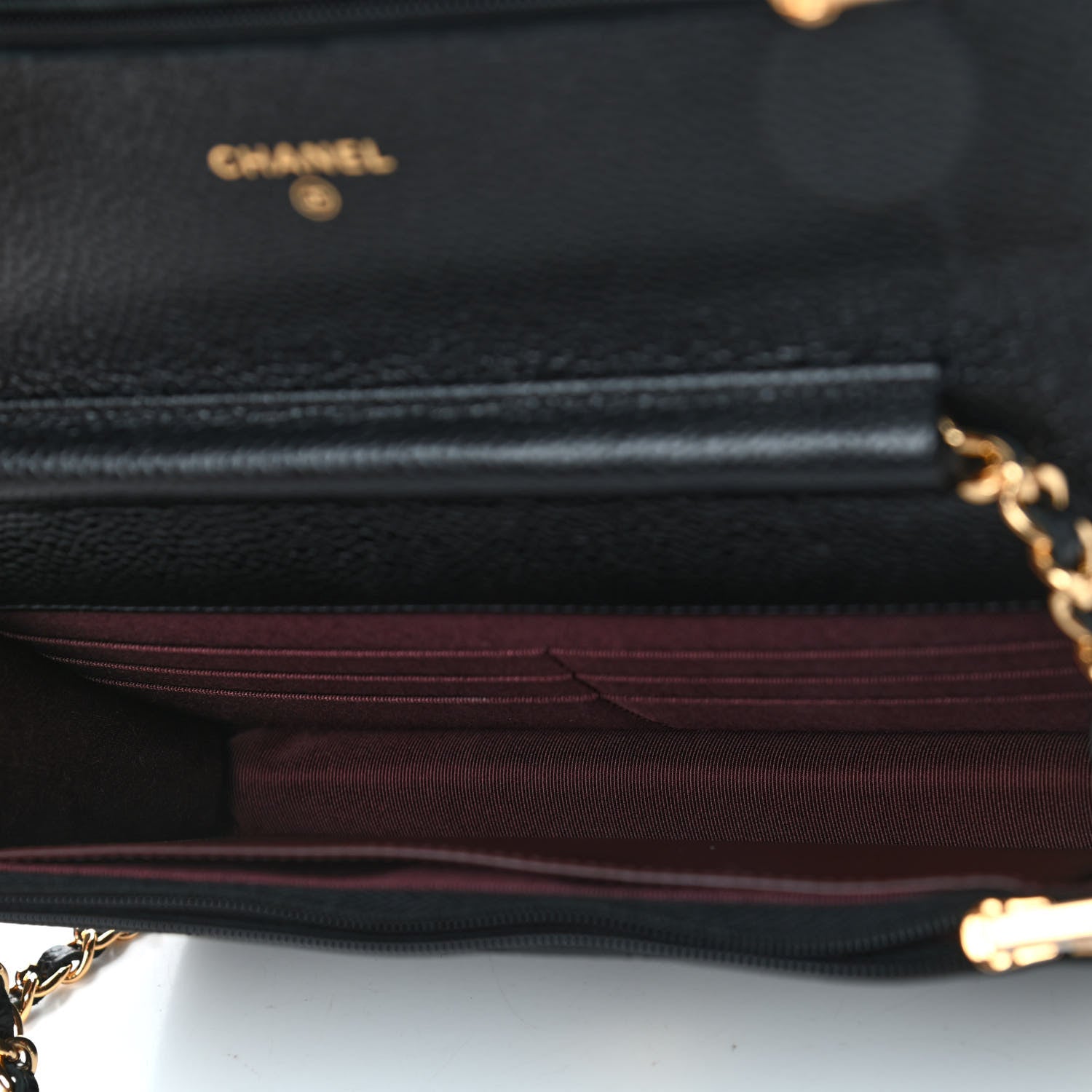 Chanel Caviar Quilted Wallet On Chain WOC Black 4 of 4