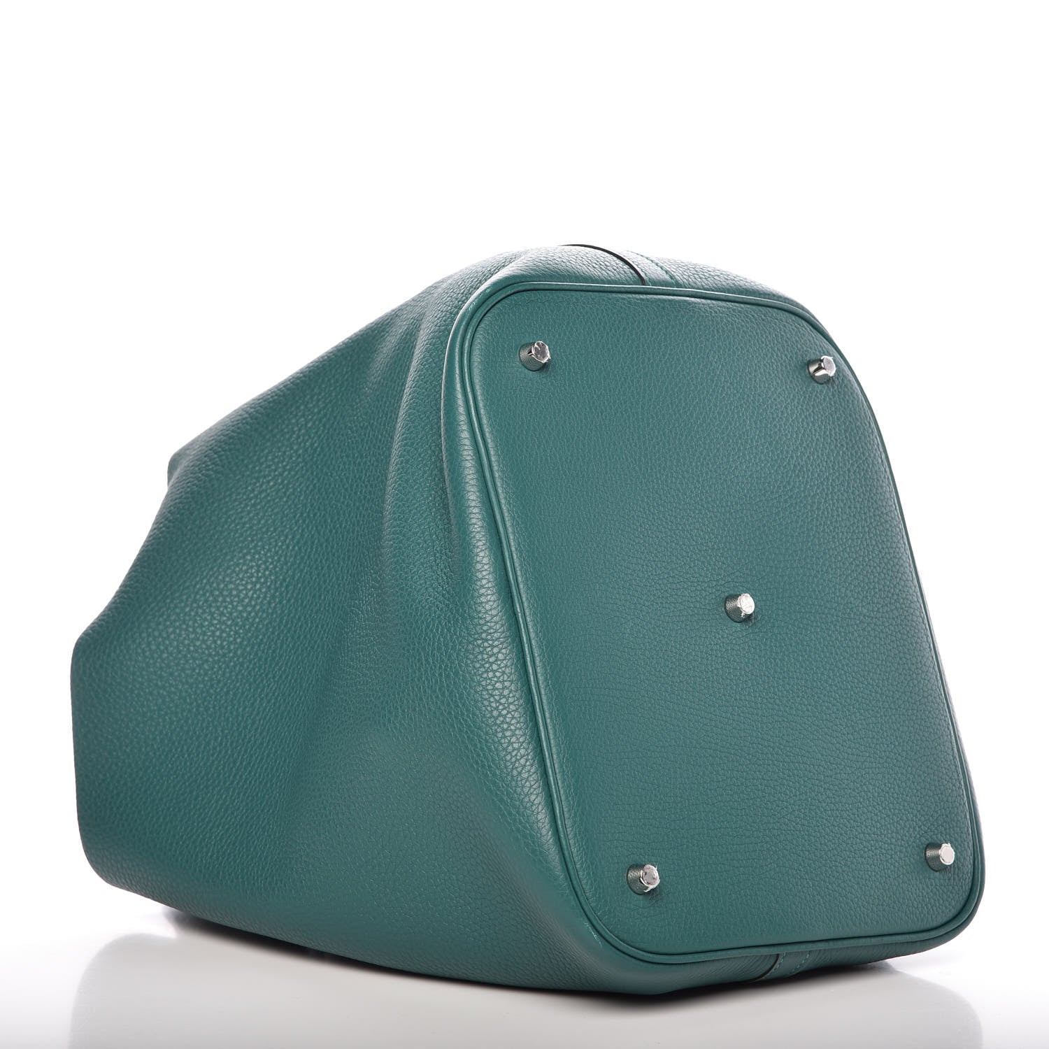 Hermes Taurillon Clemence Picotin Lock 26 GM Malachite 4 of 11
