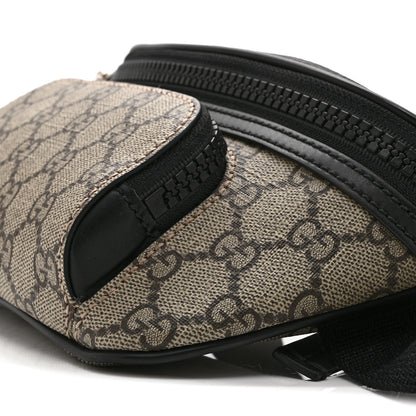 Gucci GG Supreme Monogram Belt Bag Black 10 of 10