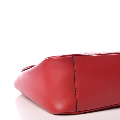 Gucci Calfskin Matelasse Large GG Marmont Shoulder Bag Hibiscus Red 5 of 9