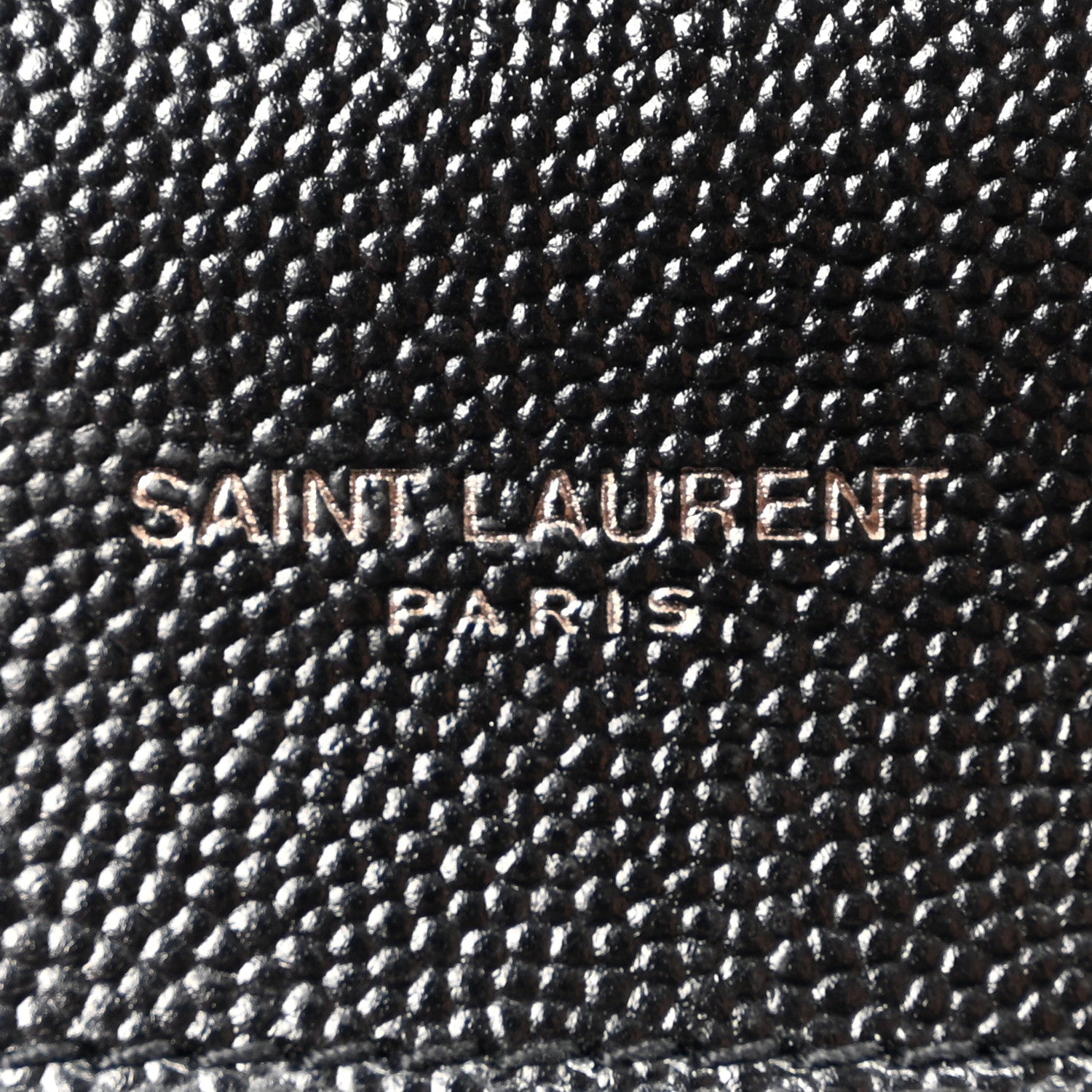 Saint Laurent Grain De Poudre Textured Mixed Matelasse Triquilt Medium Monogram Monochrome Satchel Black 5 of 9