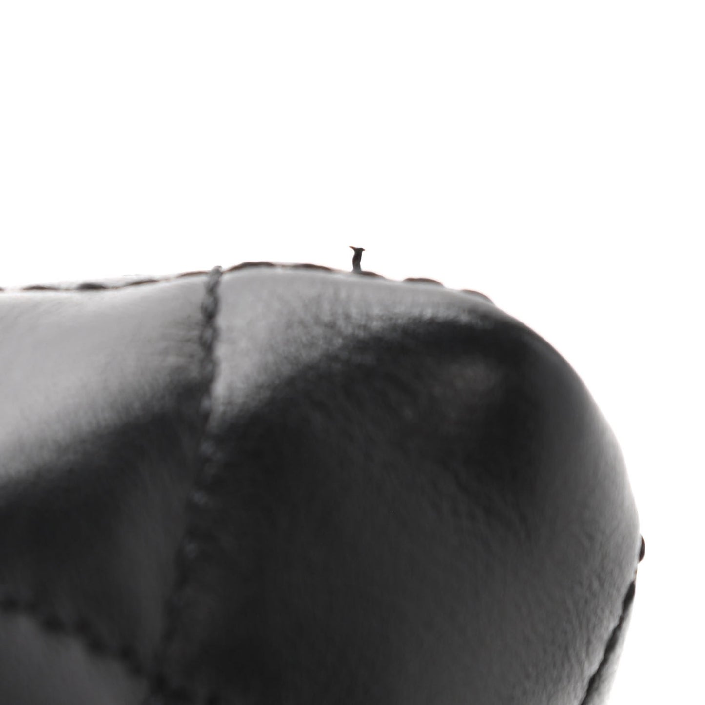 Lambskin Quilted Waist Belt Bag Black
