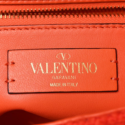 Valentino Garavani Cashmere Medium Roman Stud Shoulder Bag Titian 6 of 9