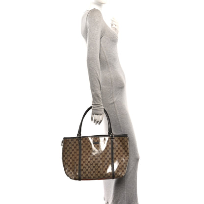 Gucci Crystal Monogram Medium Joy Tote Beige Ebony Testa di Moro 3 of 10