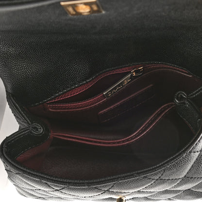 Chanel Caviar Quilted Extra Mini Coco Handle Flap Black 5 of 11
