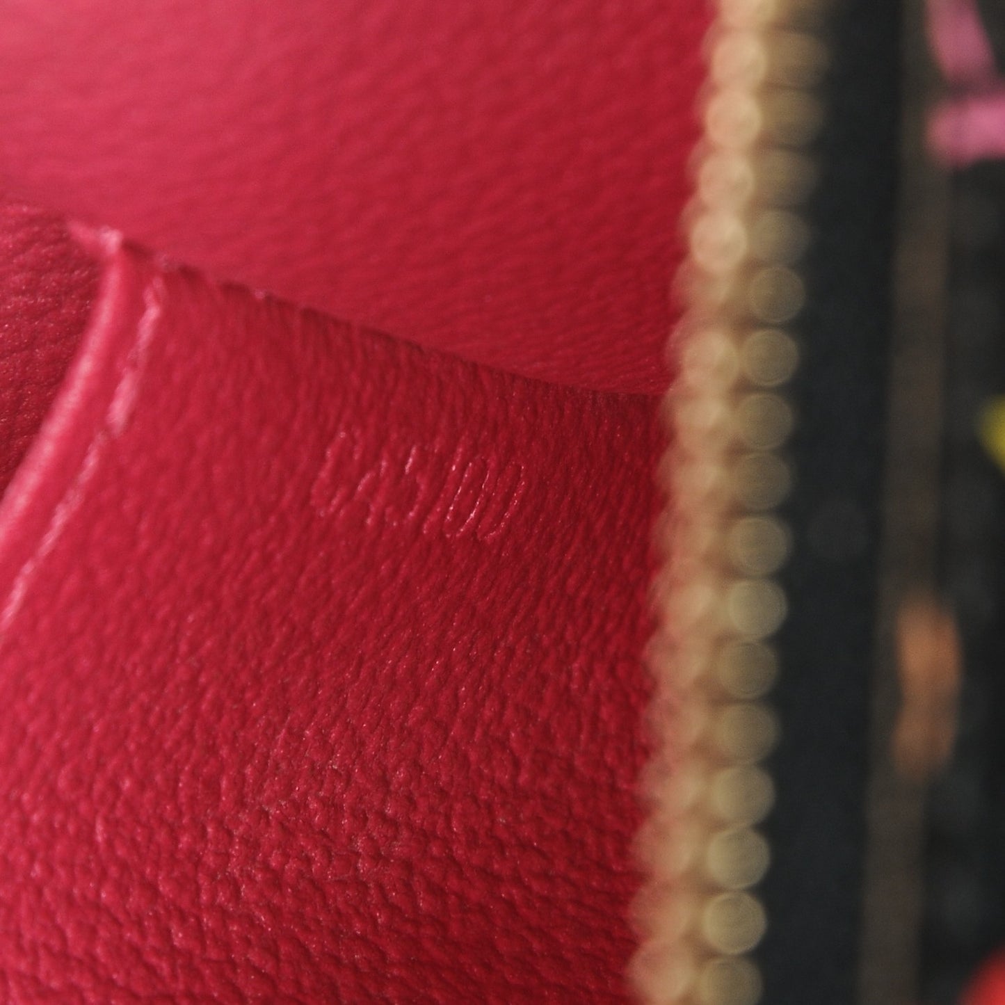 Monogram Multicolor Cosmetic Pouch Black Grenade