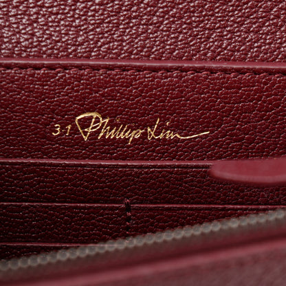 3.1 Phillip Lim Goatskin Mini Soleil Flap Bag Burgundy 6 of 10