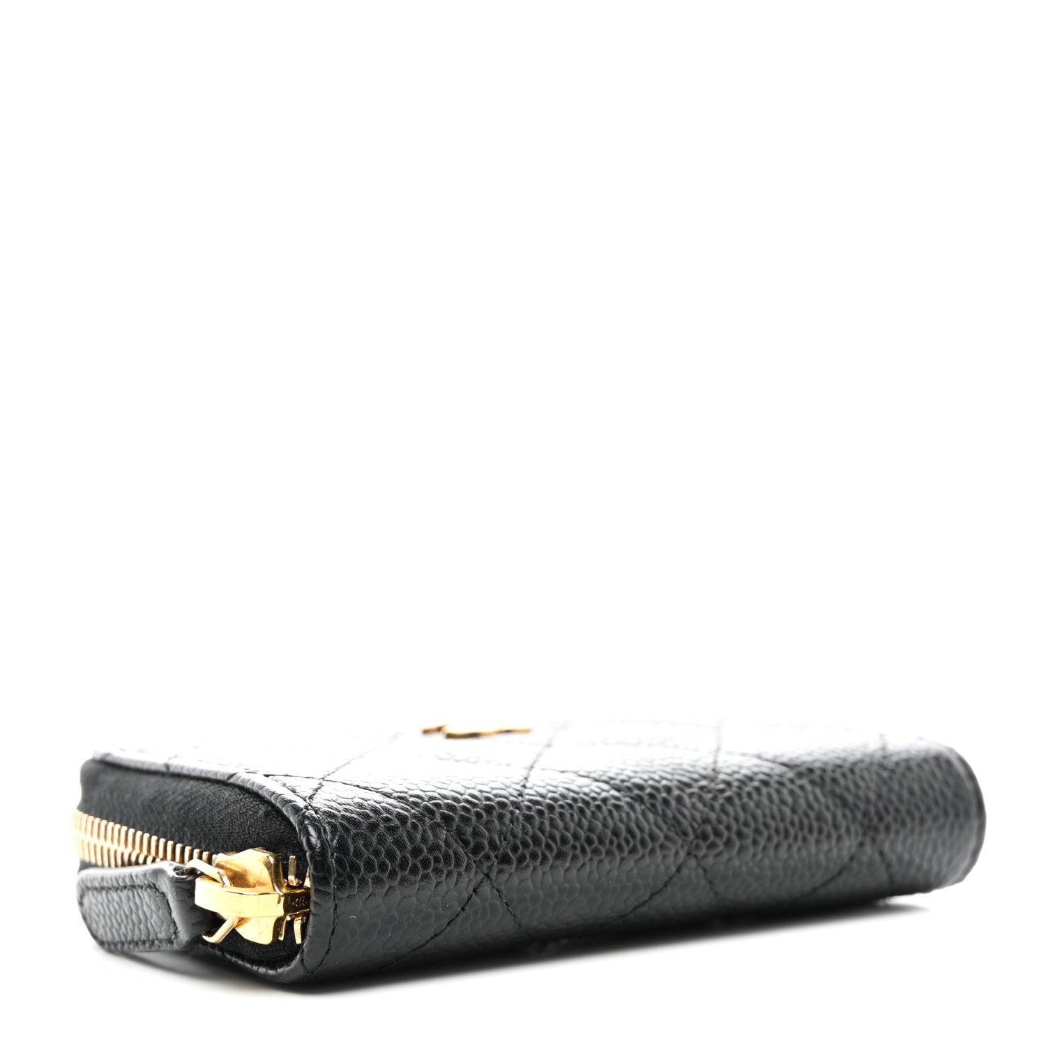 Chanel Caviar Quilted Zip Coin Purse Black 4 of 8
