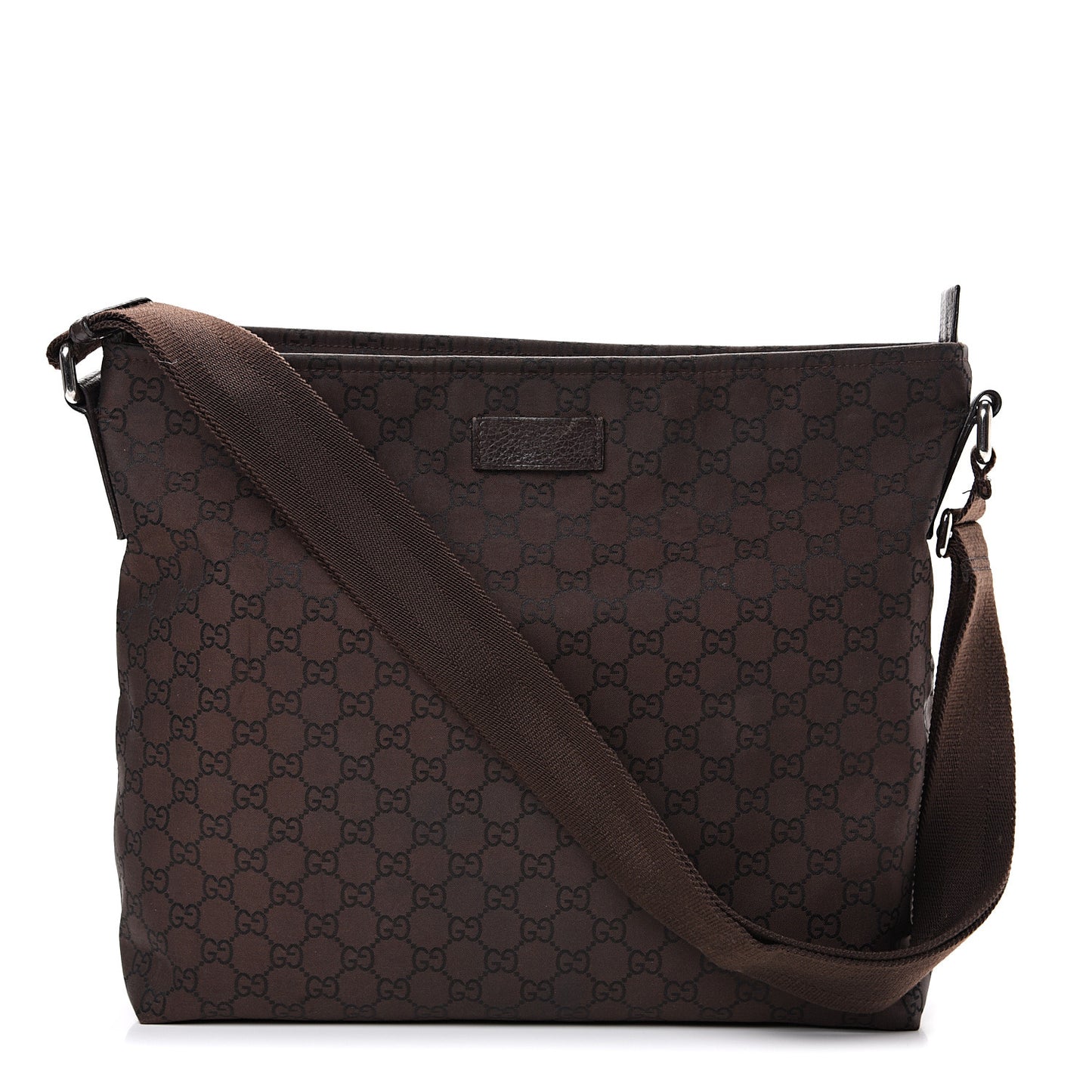 Nylon Monogram Large Messenger Brown