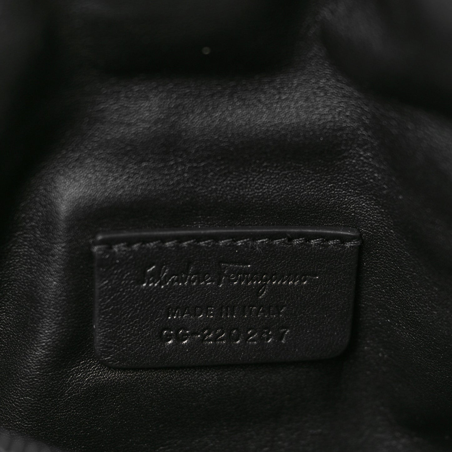 Calfskin Mini Viva Bow Shoulder Bag Black