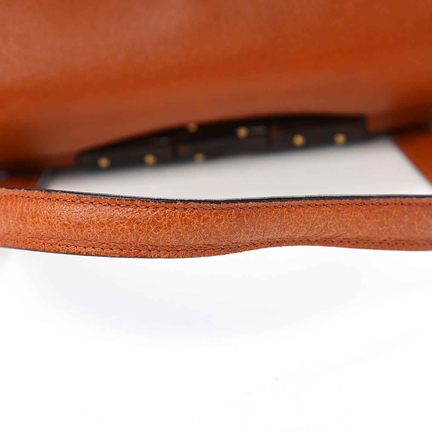 Monogram Bamboo Bullet Satchel Brown