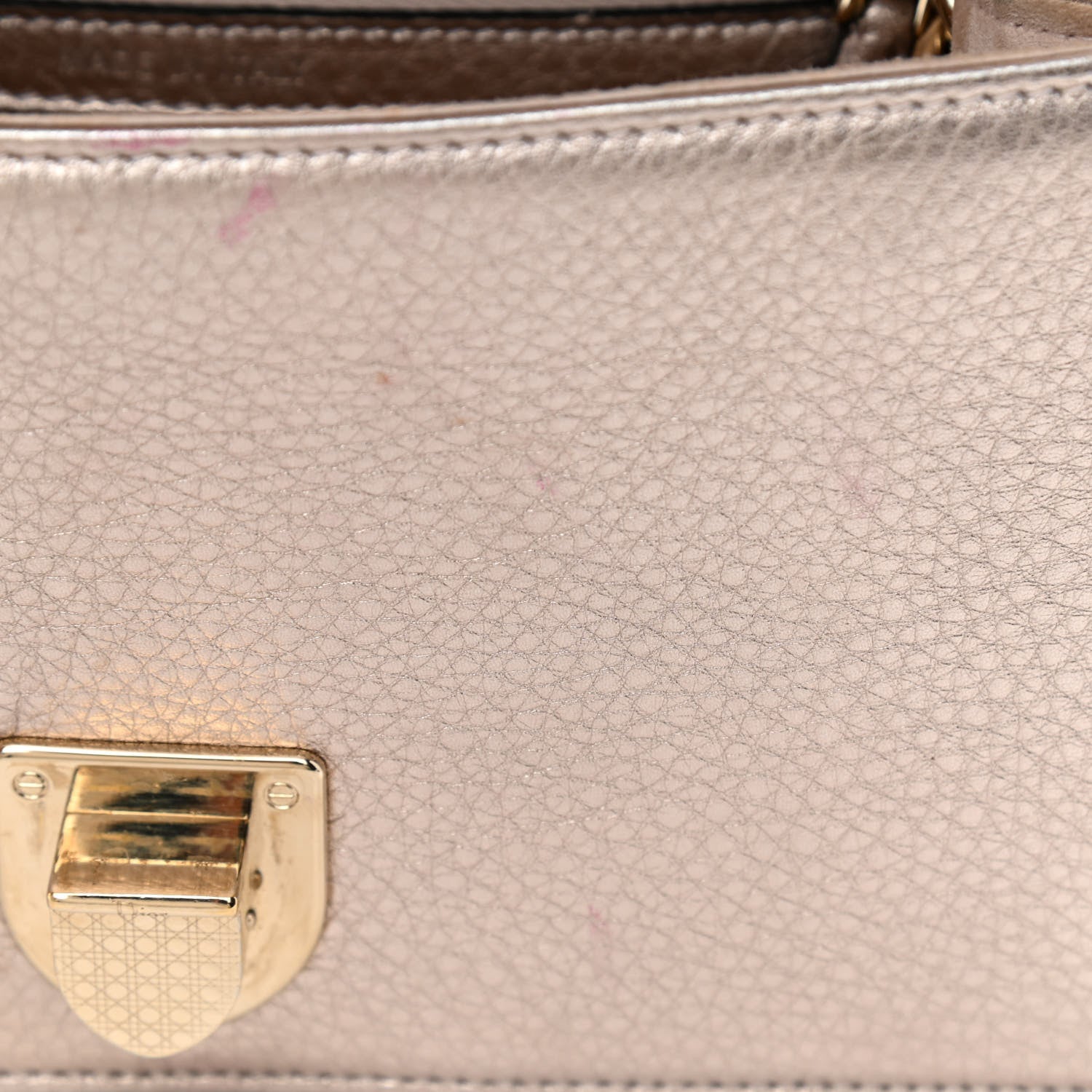Christian Dior Metallic Grained Calfskin Small Diorama Flap Bag Copper 13 of 13