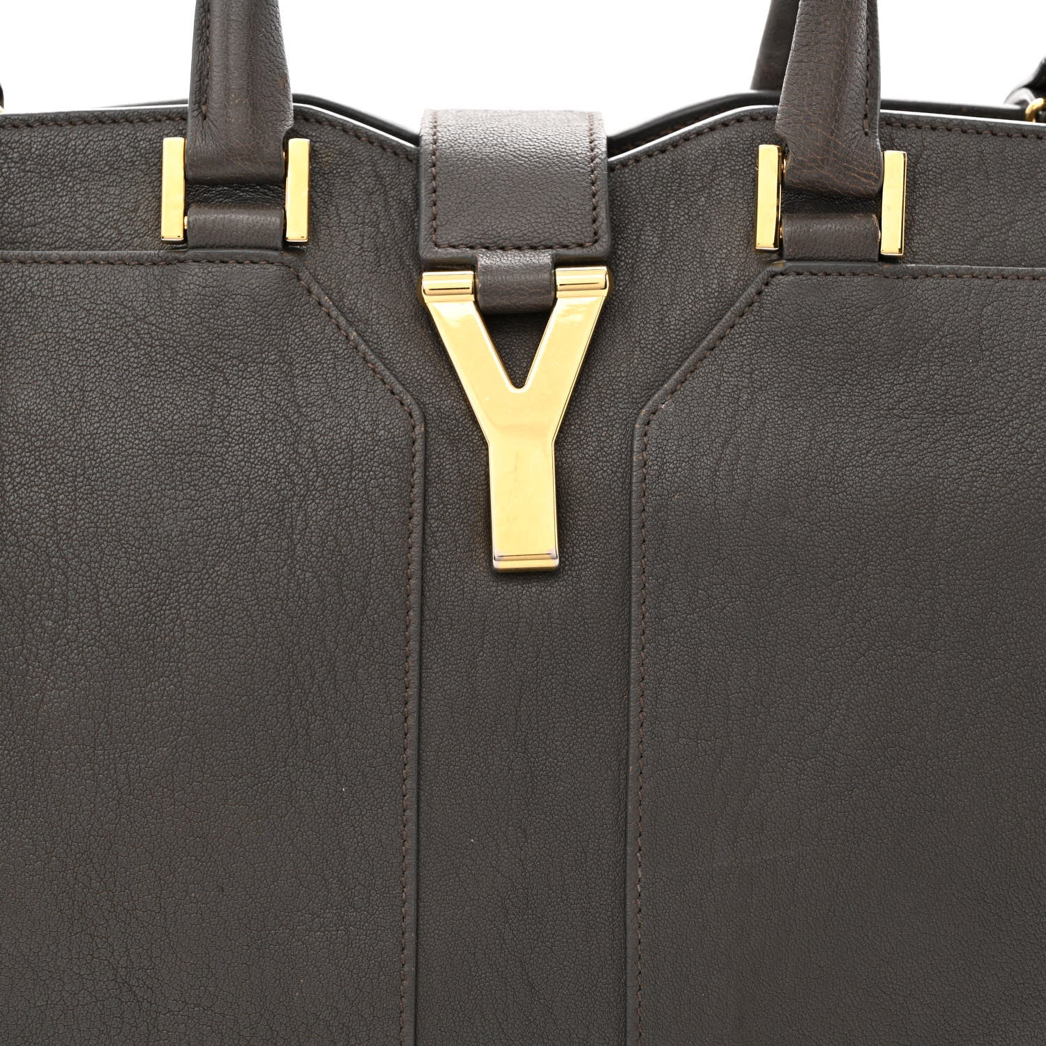 Saint Laurent Sheepskin Small Cabas Chyc Grey 7 of 11