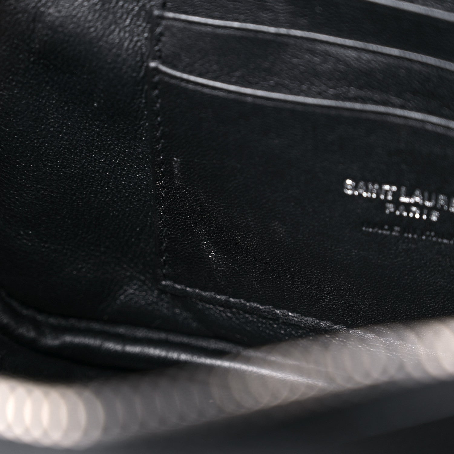 Saint Laurent Grain De Poudre Matelasse Monogram Mini Lou Camera Bag Black 10 of 11