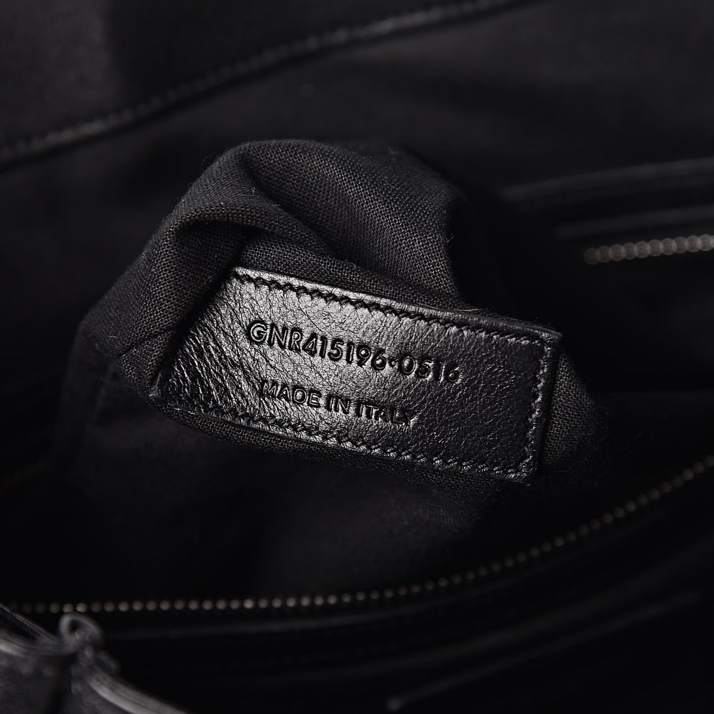 Calfskin Fringe Festival Backpack Black