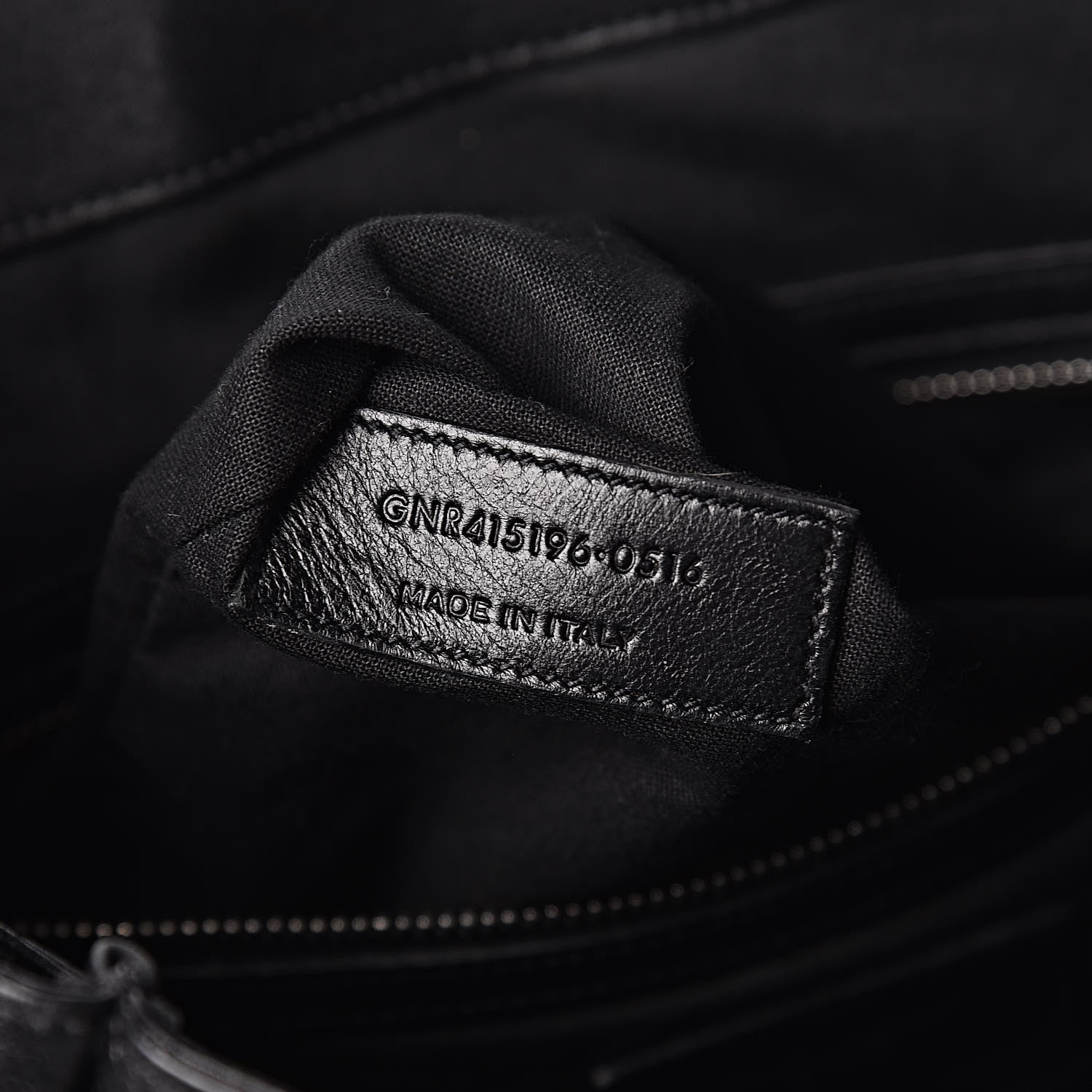 Saint Laurent Calfskin Fringe Festival Backpack Black 7 of 10