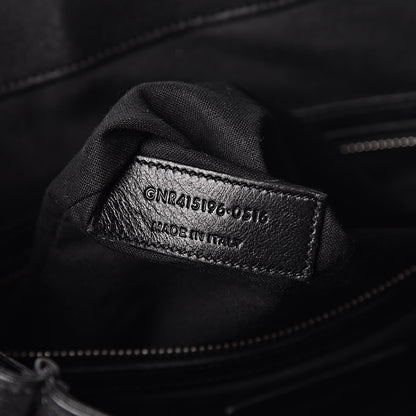 Saint Laurent Calfskin Fringe Festival Backpack Black 7 of 10