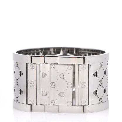 Gucci Stainless Steel Mother of Pearl 33mm Twirl Heart Quartz Watch 3 of 5