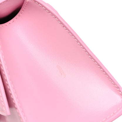 Balenciaga Shiny Box Calfskin Tonal B Hourglass Top Handle Bag XS Candy Pink 11 of 15