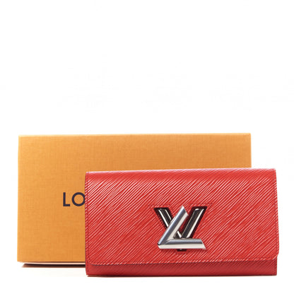 Louis Vuitton Epi Twist Wallet Coquelicot 9 of 10