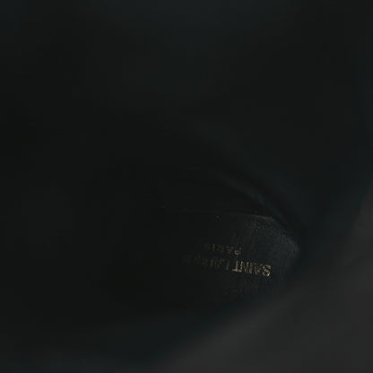 Saint Laurent Lambskin Koller 110 Tall Boots 36.5 Black 9 of 11
