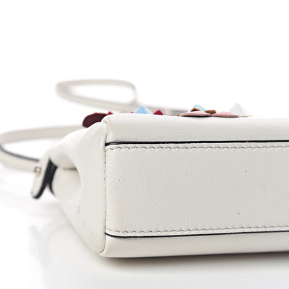 Fendi Nappa Flowerland Micro Peekaboo Iconic Satchel White Multicolor 10 of 11
