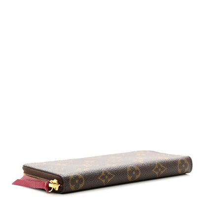 Louis Vuitton Monogram Clemence Wallet Fuchsia 4 of 7