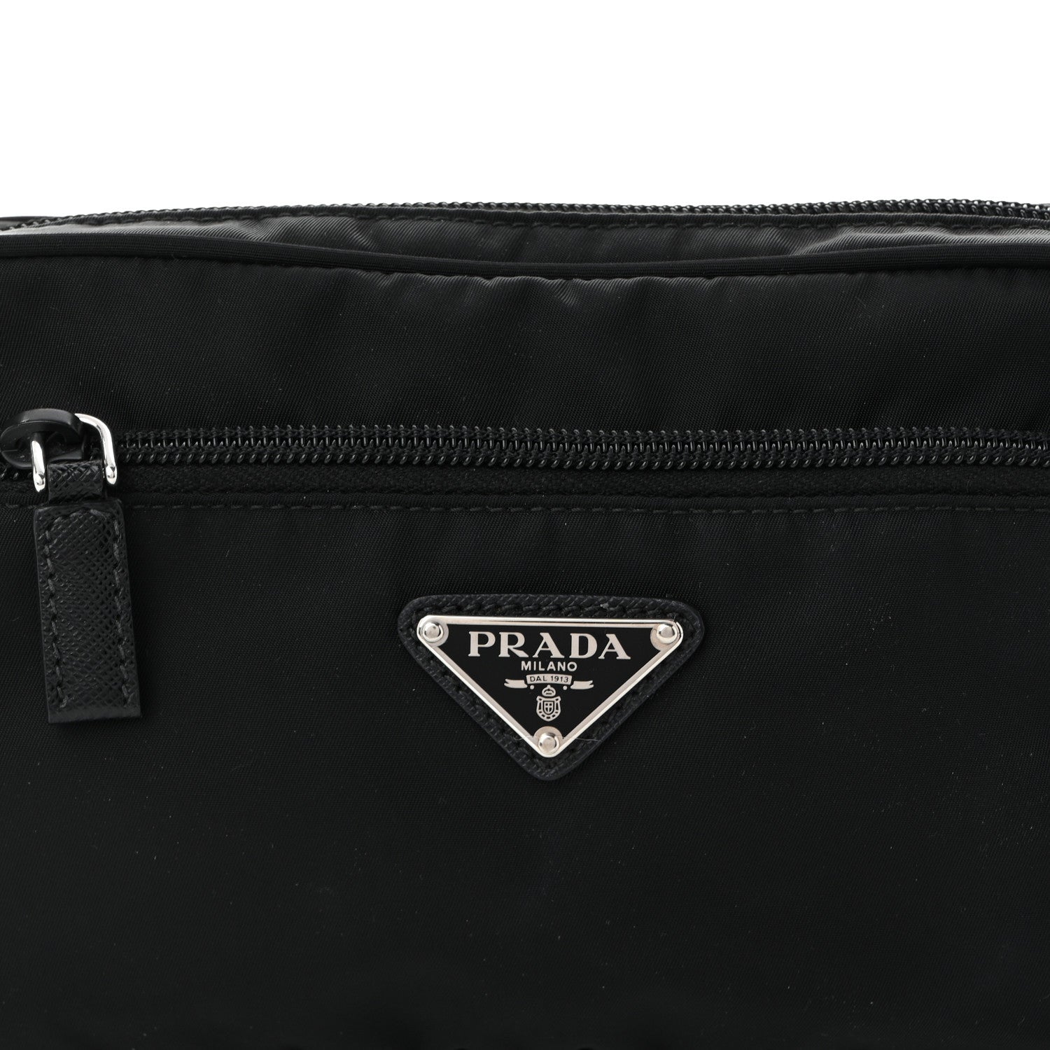 Prada Re-Nylon Saffiano Belt Bag Black 8 of 10