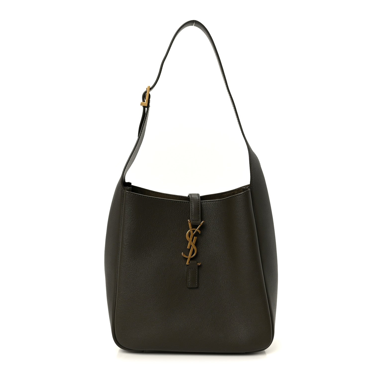 Saint Laurent Smooth Calfskin Small Le 5 A 7 Soft Hobo Light Musk 1 of 10