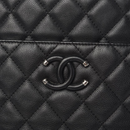 Chanel Calfskin Quilted Frame In Chain Tote Black 15 of 19