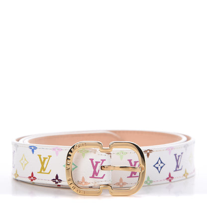 Louis Vuitton Monogram Multicolor 30mm Belt 80 32 White 1 of 8