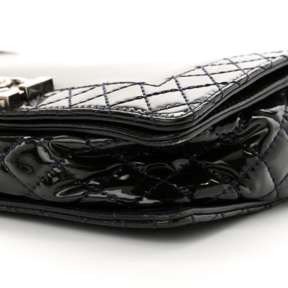 Chanel Patent Medium Boy Reverso Flap Black 10 of 17