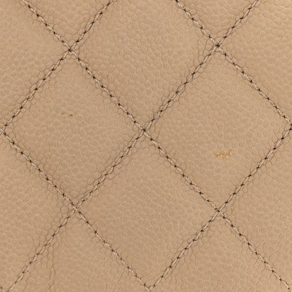 Chanel Caviar Quilted Jumbo Easy Flap Beige 14 of 15