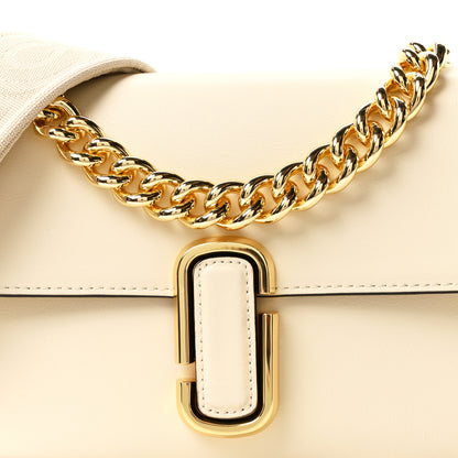 Marc Jacobs Calfskin The J Marc Shoulder Bag Cloud White 8 of 10