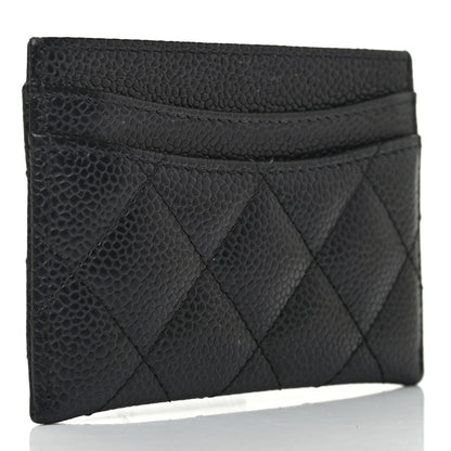 Chanel Caviar Quilted Card Holder Black 3 of 9