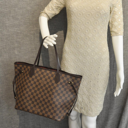 Louis Vuitton Damier Ebene Neverfull MM 2 of 9