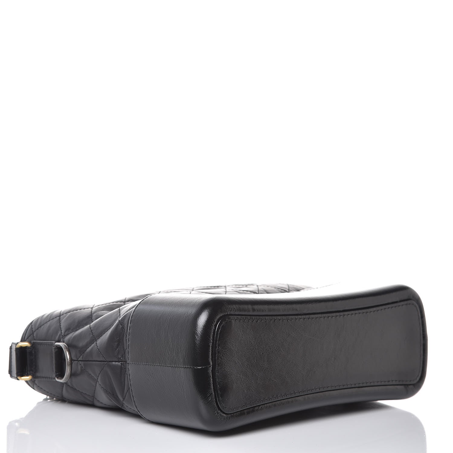 Chanel Aged Calfskin Quilted Medium Gabrielle Hobo Black 4 of 8