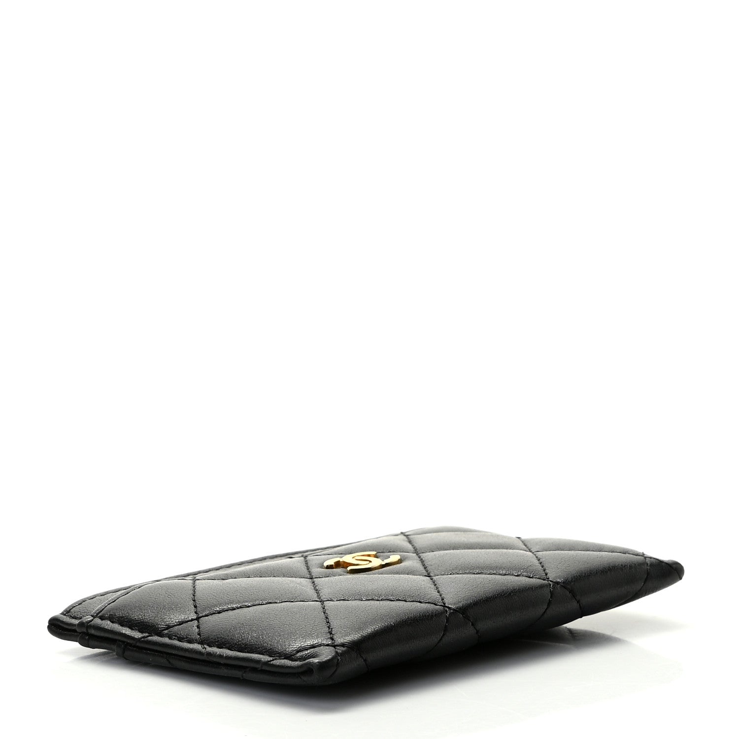 Chanel Lambskin Quilted Card Holder Black 7 of 8