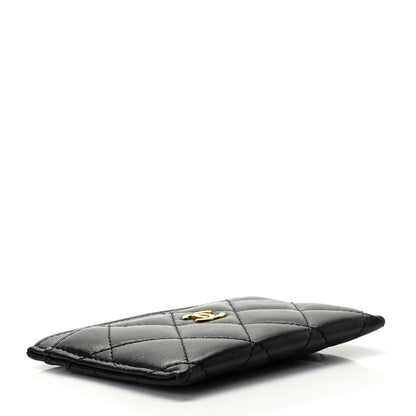 Chanel Lambskin Quilted Card Holder Black 7 of 8