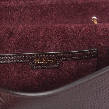 Mulberry Small Classic Grain Calfskin Mini Amberley Flap Oxblood 6 of 10