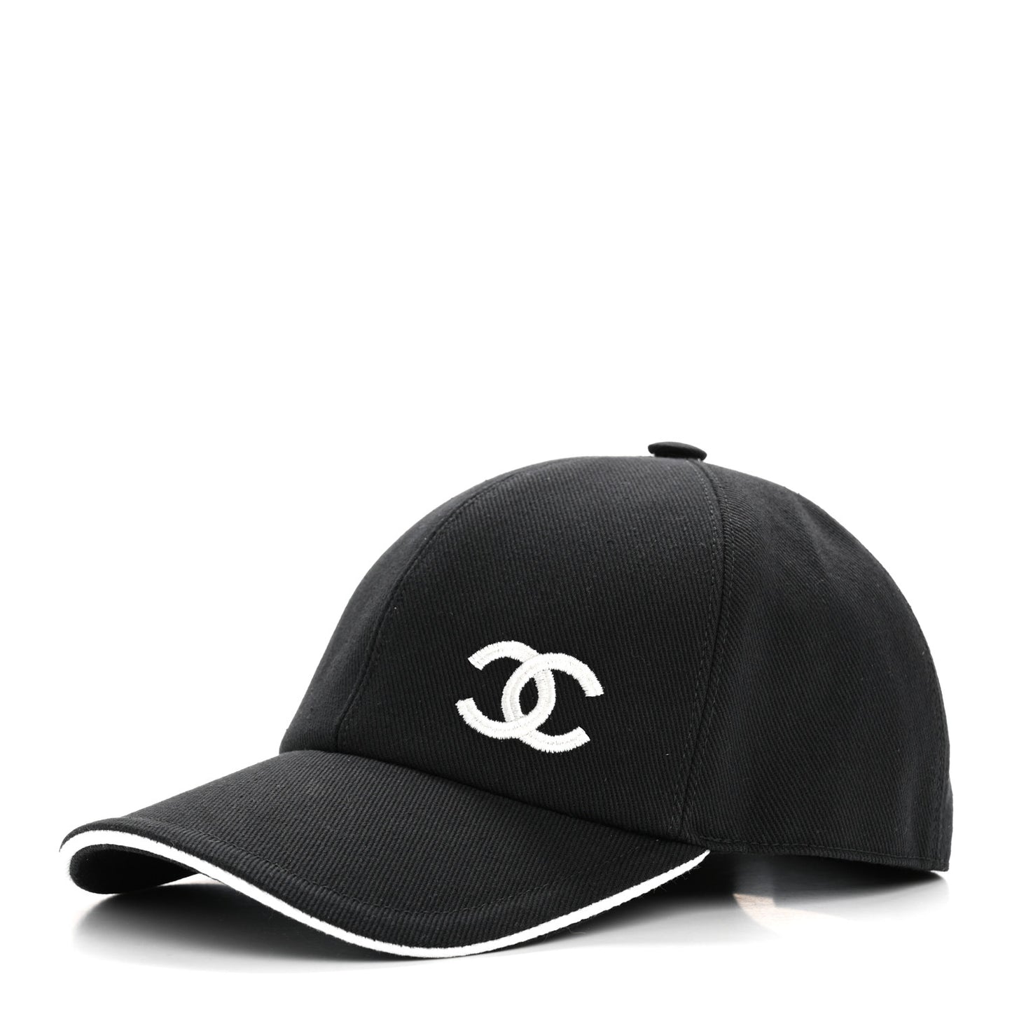 Cotton CC Cap Hat Black White