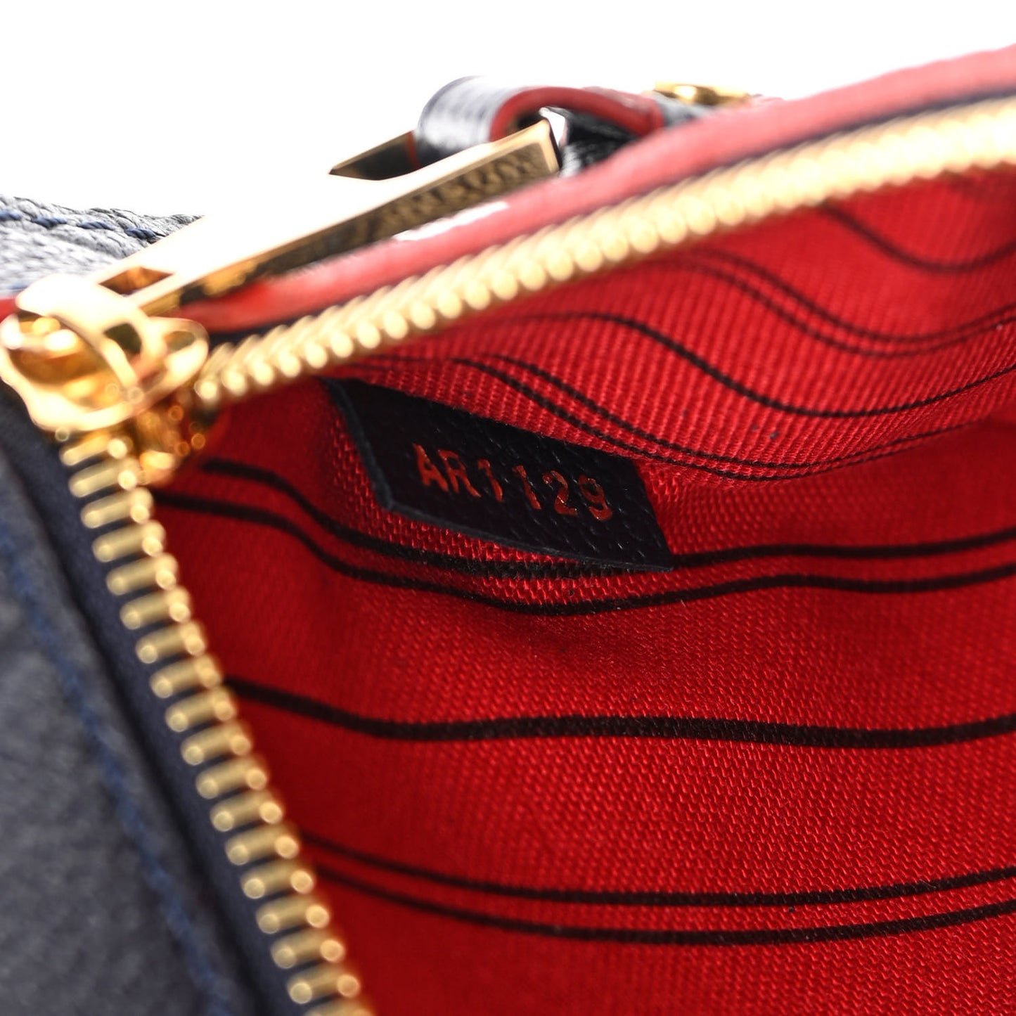 Empreinte Pochette Metis Marine Rouge