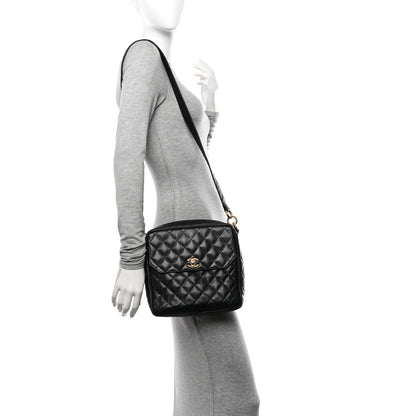 Chanel Caviar Quilted Flap Shoulder Bag Black 2 of 11