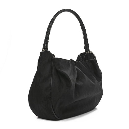 Christian Dior Nylon Monogram Lovely Hobo Black 3 of 11