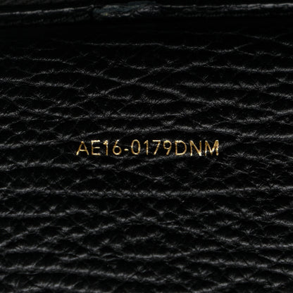 3.1 Phillip Lim Textured Calfskin Denim Medium Pashli Satchel Black 9 of 12