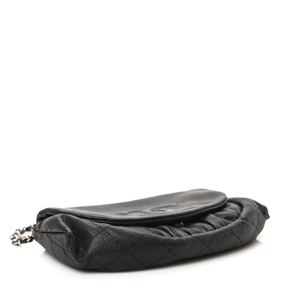 Chanel Caviar Half Moon Wallet On Chain WOC Black 4 of 9