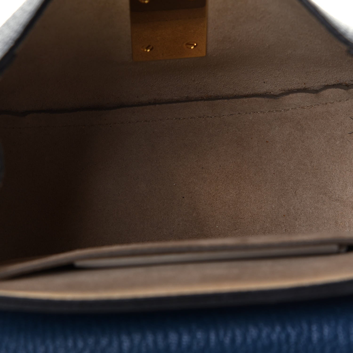 Chloe Grained Lambskin Mini Drew Shoulder Bag Royal Navy 4 of 5